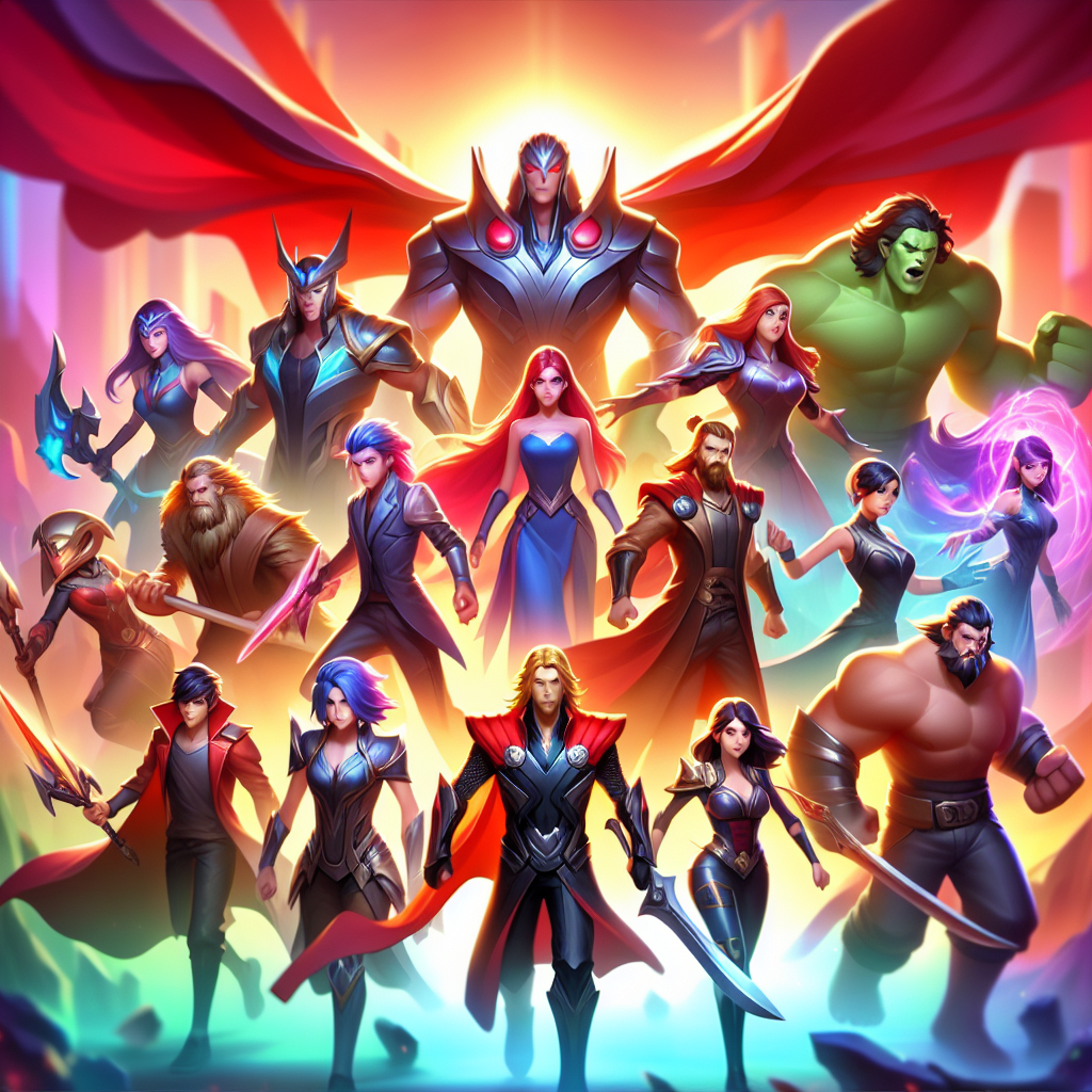 Mewarnai Karakter Mobile Legend yang Ikonik