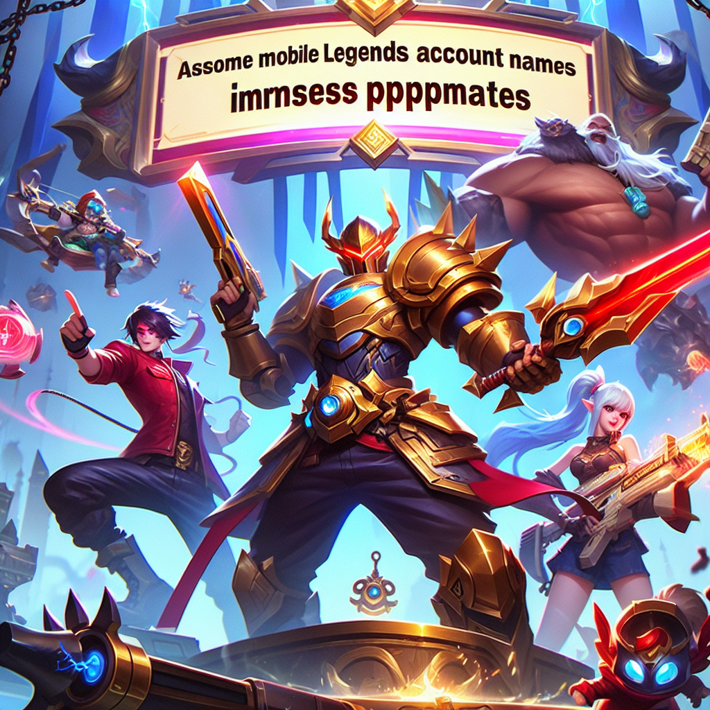 nama akun mobile legend keren yang membuat musuh terkesan