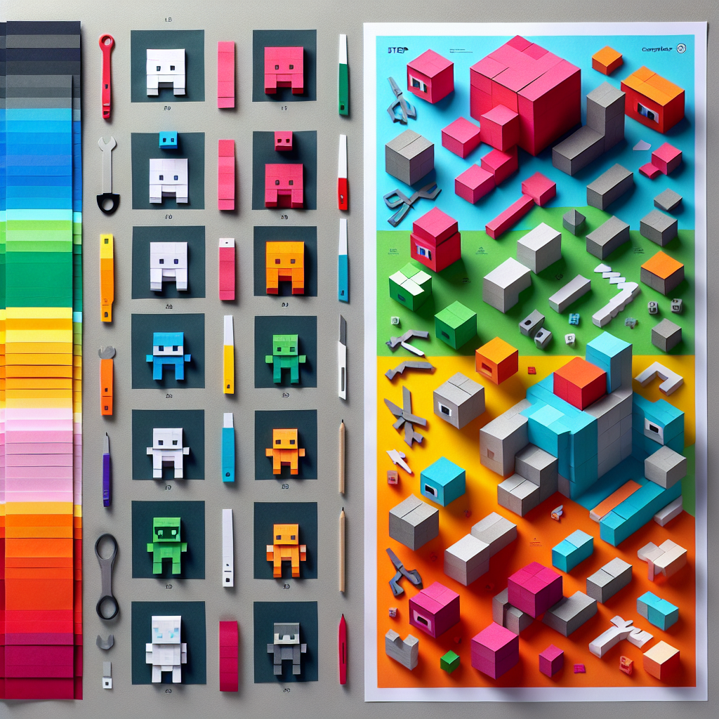 A Step-by-Step Guide to Papercraft Minecraft: Crafting Your Favorite Characters